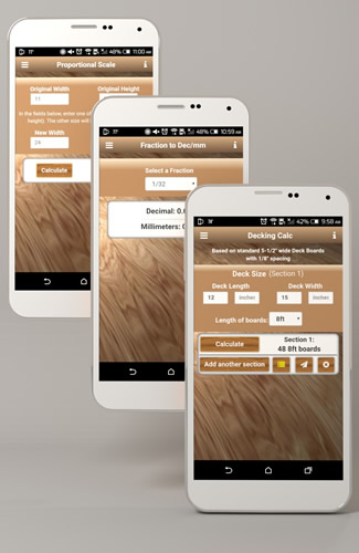 WoodMaster Woodworking app for Android iPhone and iPad 