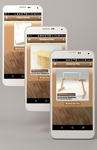 WoodMaster Woodworking app for iPhone, Android and iPad 
