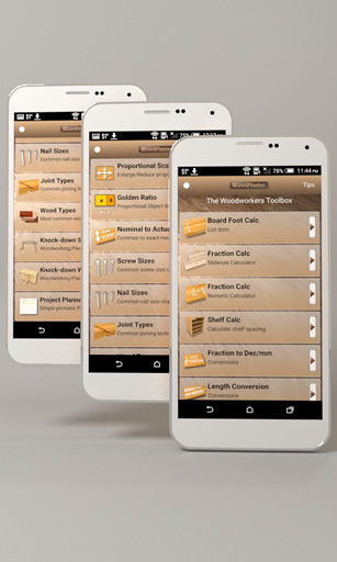 WoodMaster - Woodworking app for Android